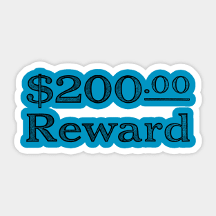 $200 Reward Sticker